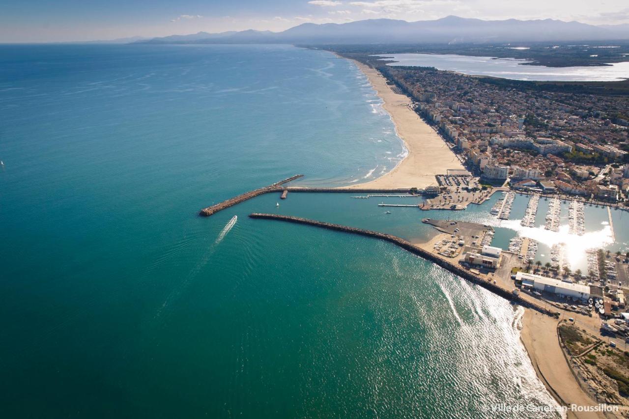 "Chill" Magnifique Vue Sur La Mer Et Le Port Au Coeur De La Ville En Premiere Ligne Canet-en-Roussillon Εξωτερικό φωτογραφία